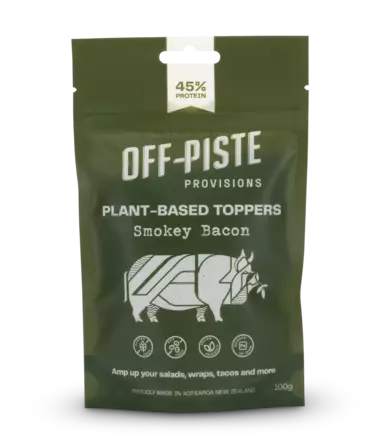 Off-Piste Plant based toppers Smokey Bacon 100g