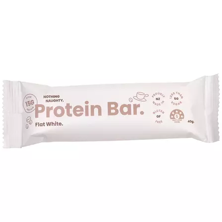 Nothing Naughty Whey Protein Bar - Flat White